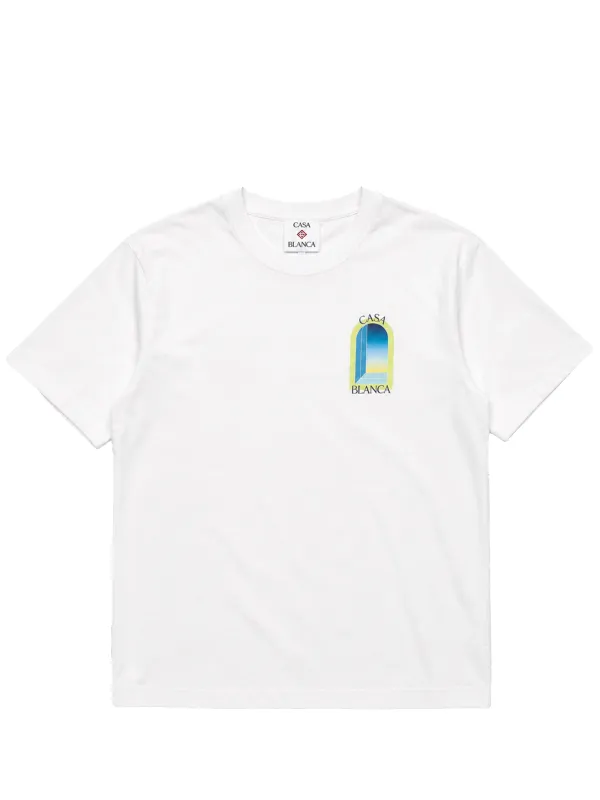Casablanca T-Shirt With Print White made by Casablanca