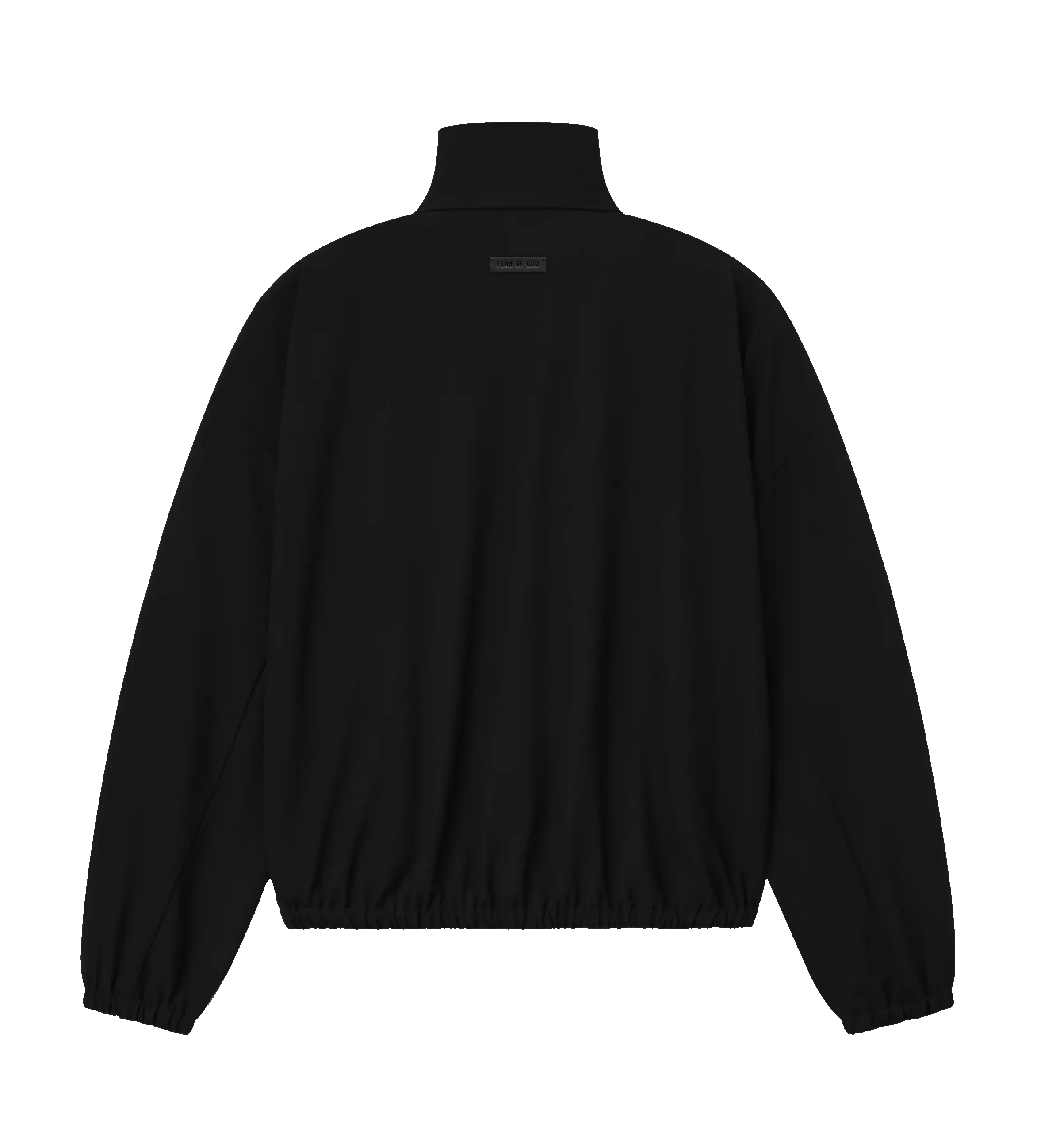 Wool Ripstop Half Zip Track Jacket in Black sold by FOUR Amsterdam product image thumbnail 2