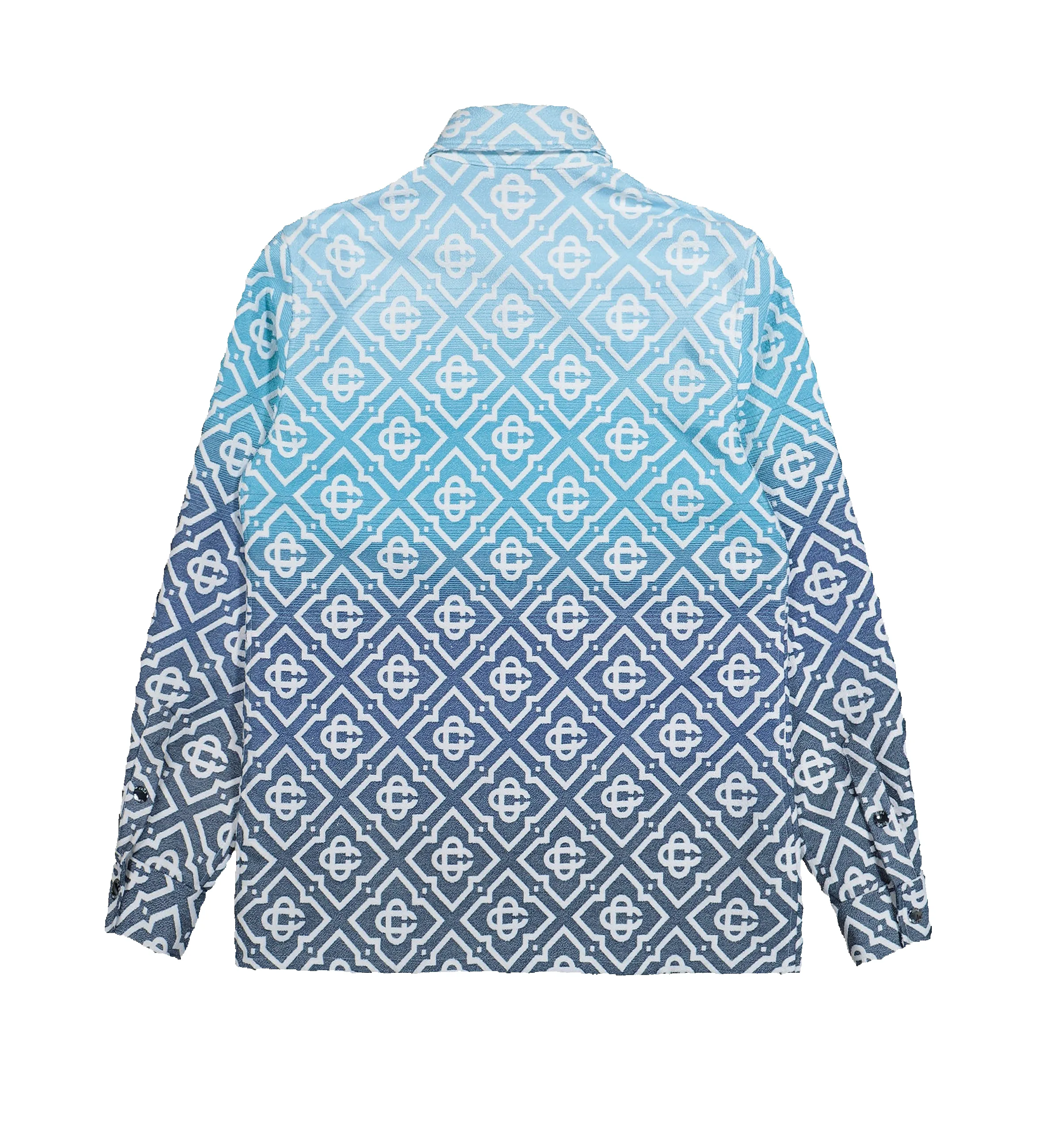 Monogram Shacket in Blue Gradient sold by FOUR Amsterdam product image thumbnail 2