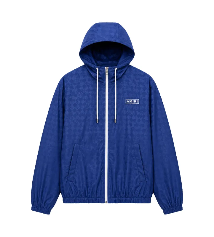 MA Quad AO Nylon Windbreaker in Stone Blue made by AMIRI