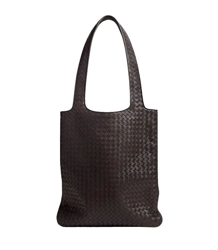 Veneto Tote Espresso made by Bottega Veneta