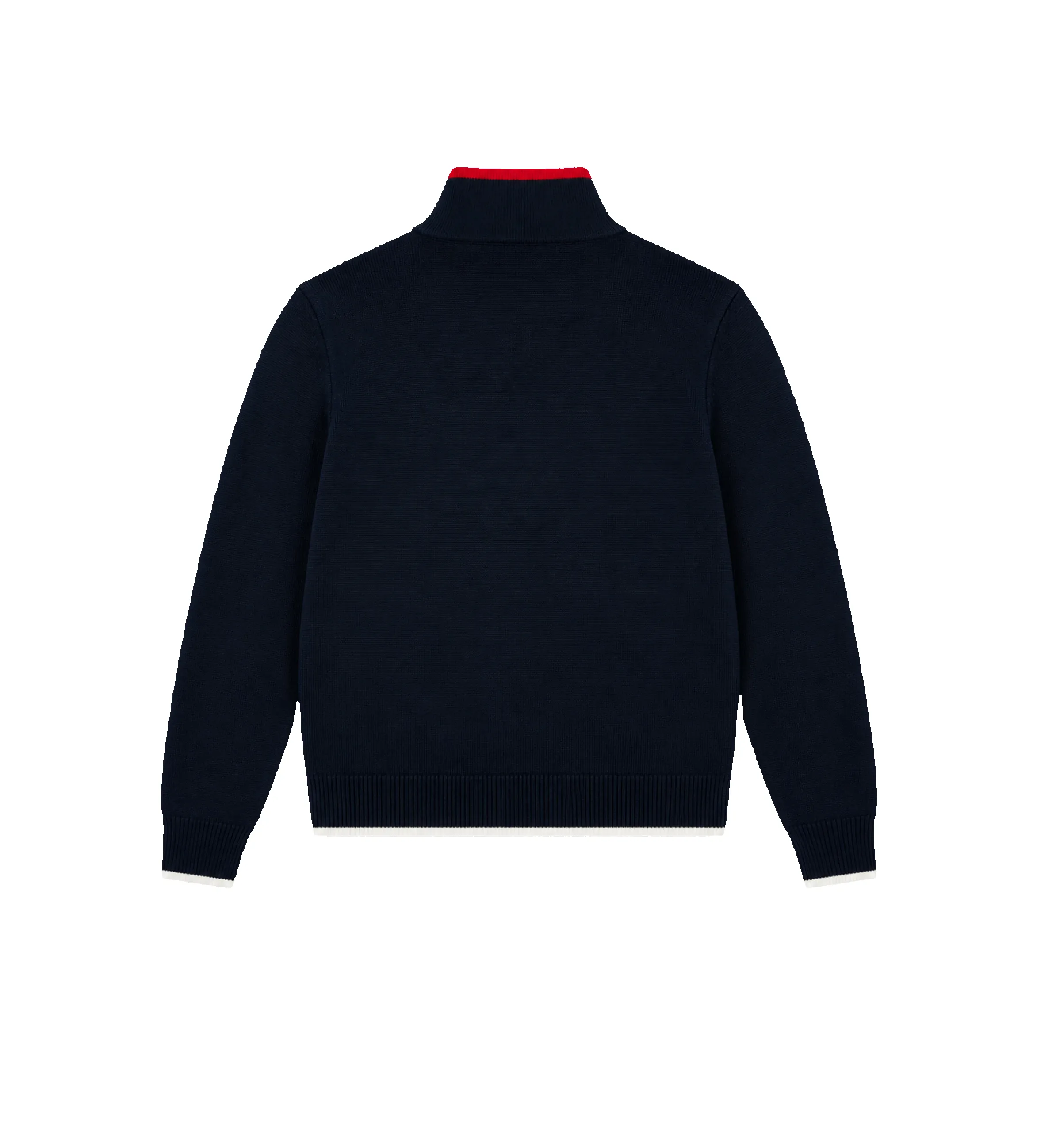 Merino Track Jacket Navy sold by FOUR Amsterdam product image thumbnail 2