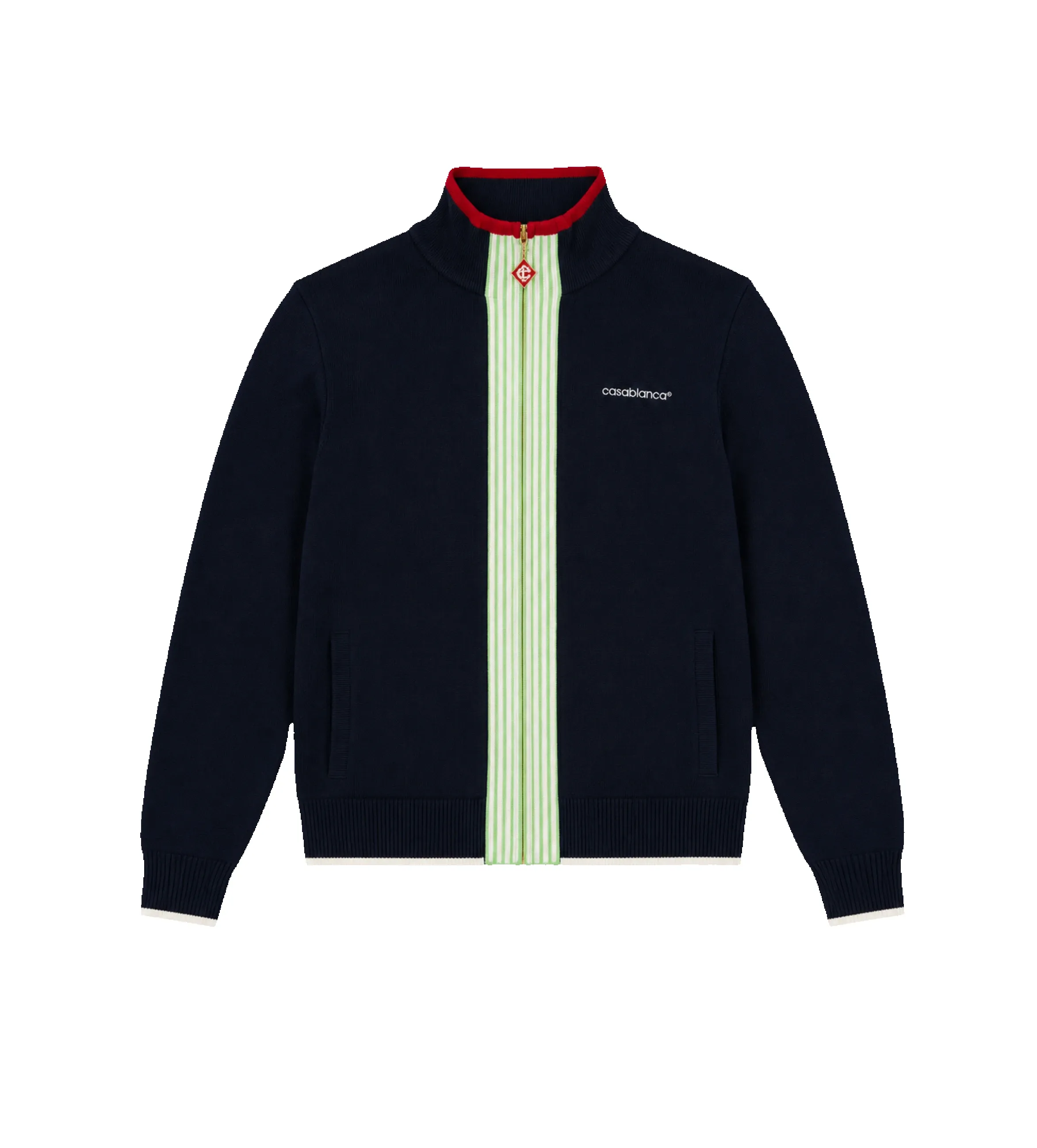Merino Track Jacket Navy sold by FOUR Amsterdam
