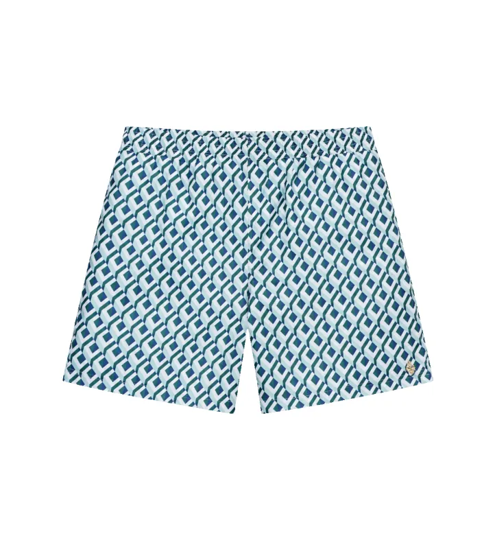 Printed Swim Shorts Cubist CC Monogram made by Casablanca