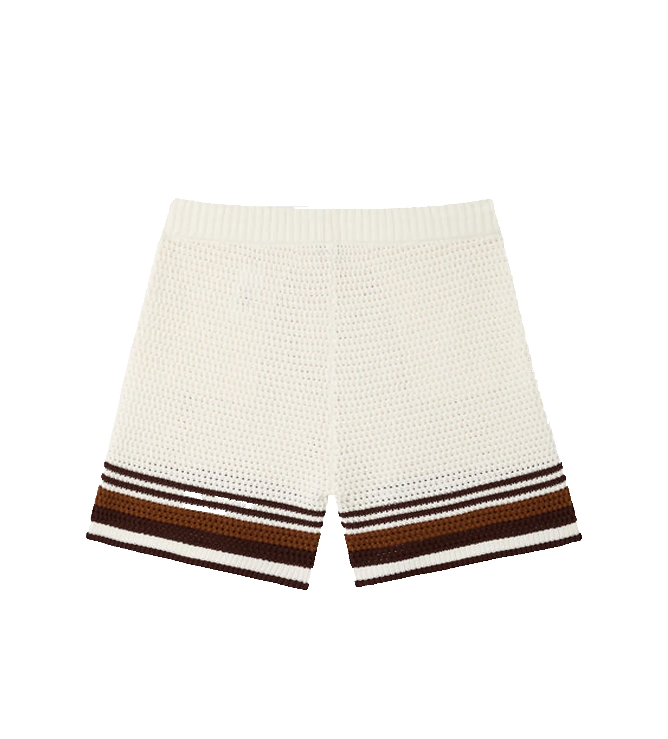 Crochet Shorts in White/Brown sold by FOUR Amsterdam product image thumbnail 2