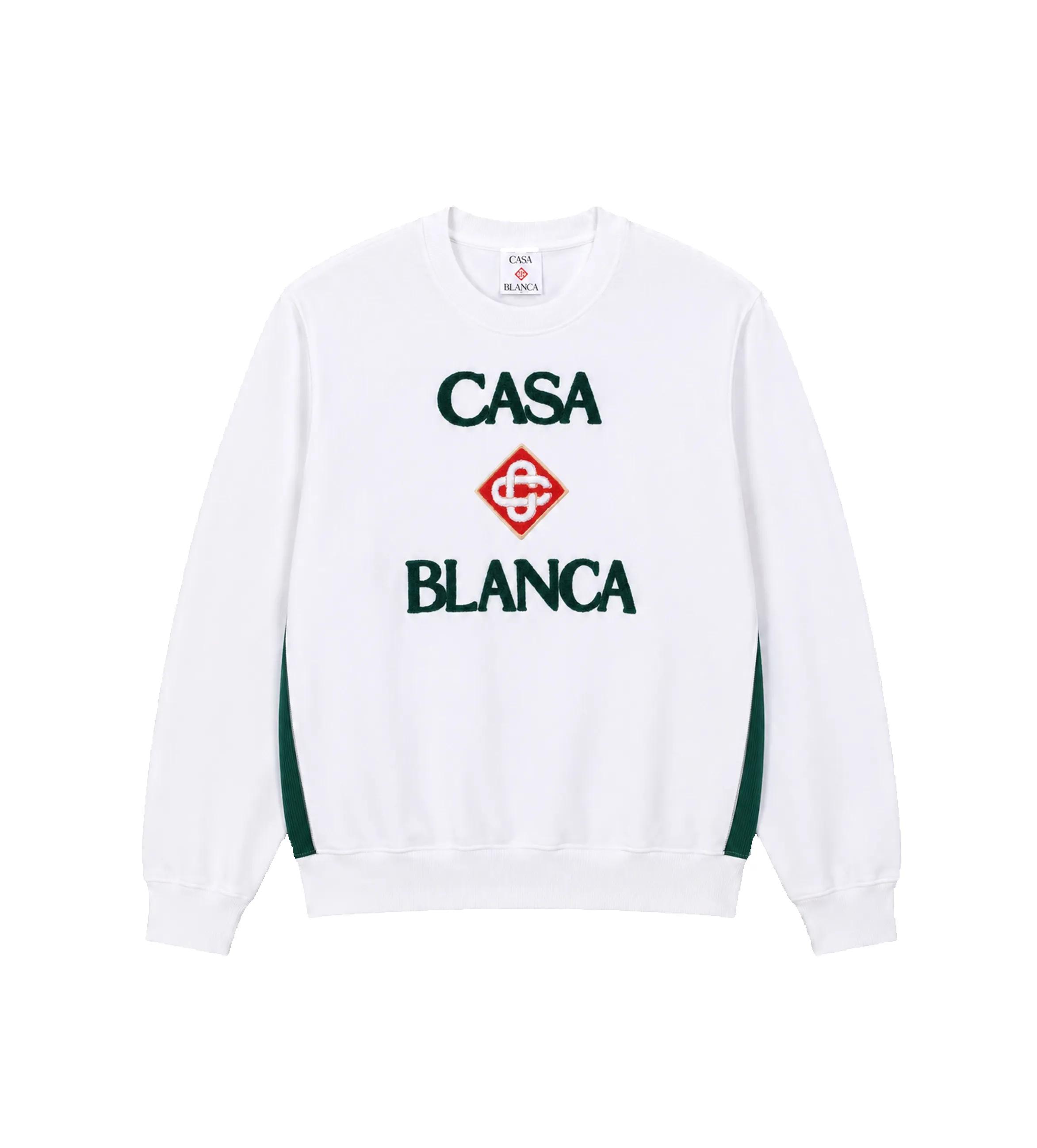 Boucle Logo Embroidered Sweatshirt White sold by FOUR Amsterdam