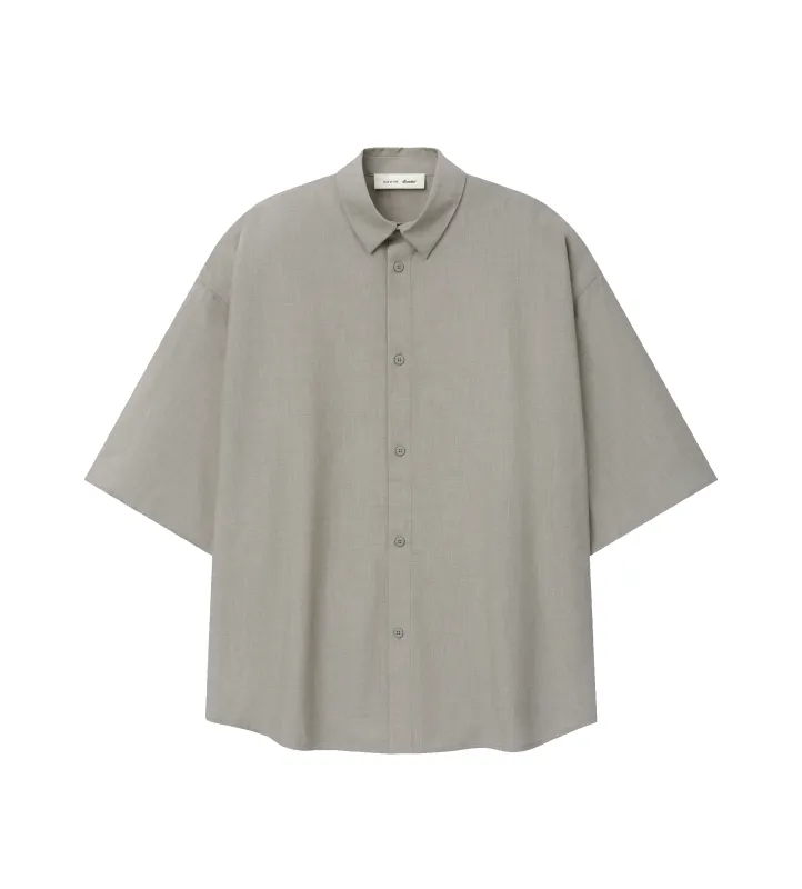 3/4 Sleeve Button-Up Shirt Seal made by Essentials