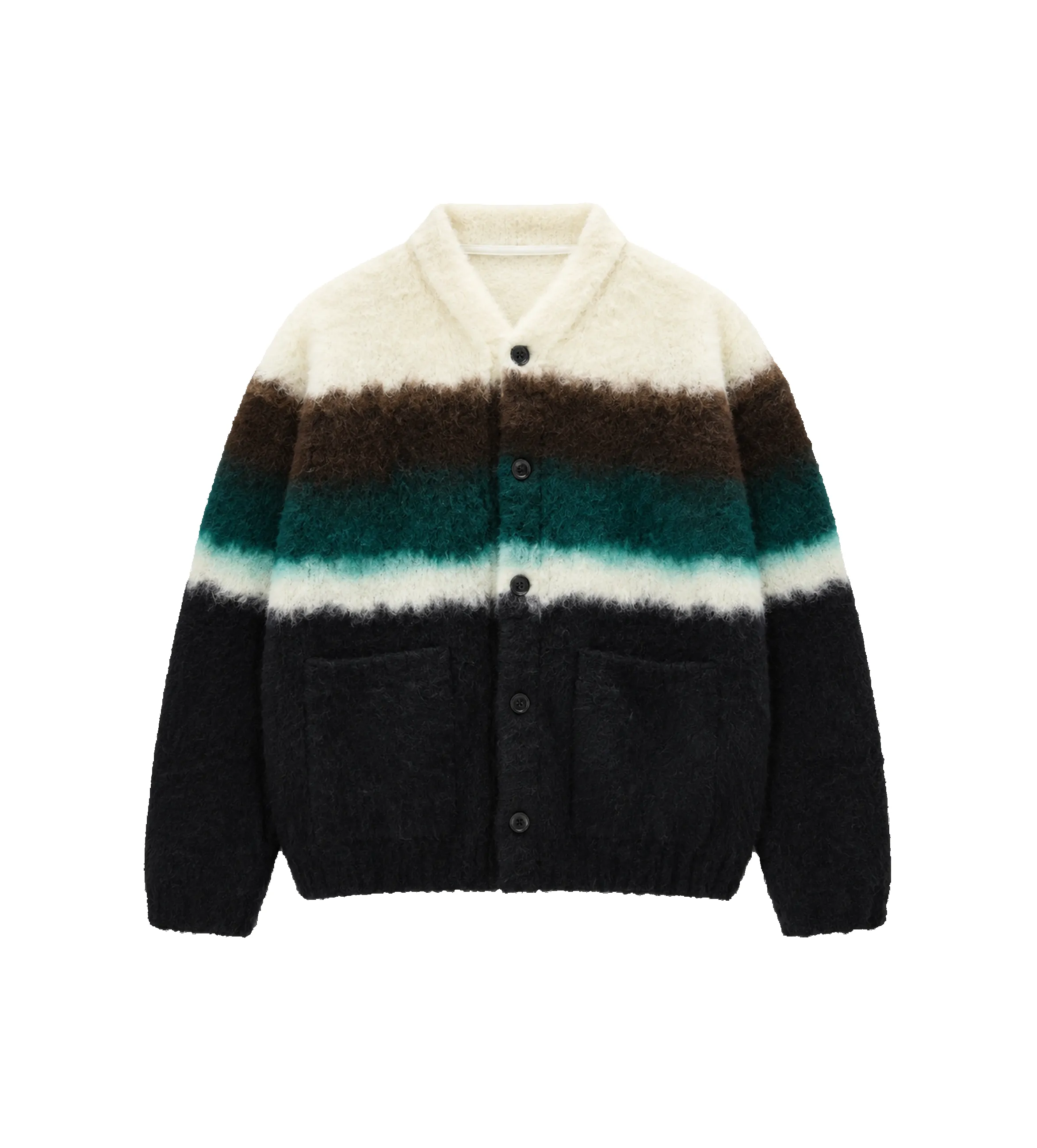 Chusen-Dyed Knit Cardigan Multicolour sold by FOUR Amsterdam