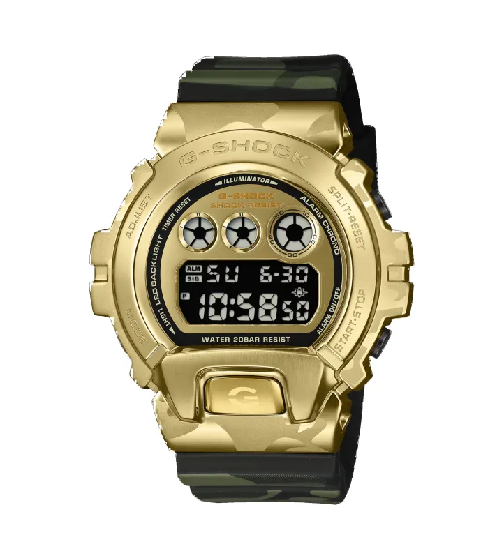 GM-6900CMG-3 By Robbin Gold Green camo made by G-Shock