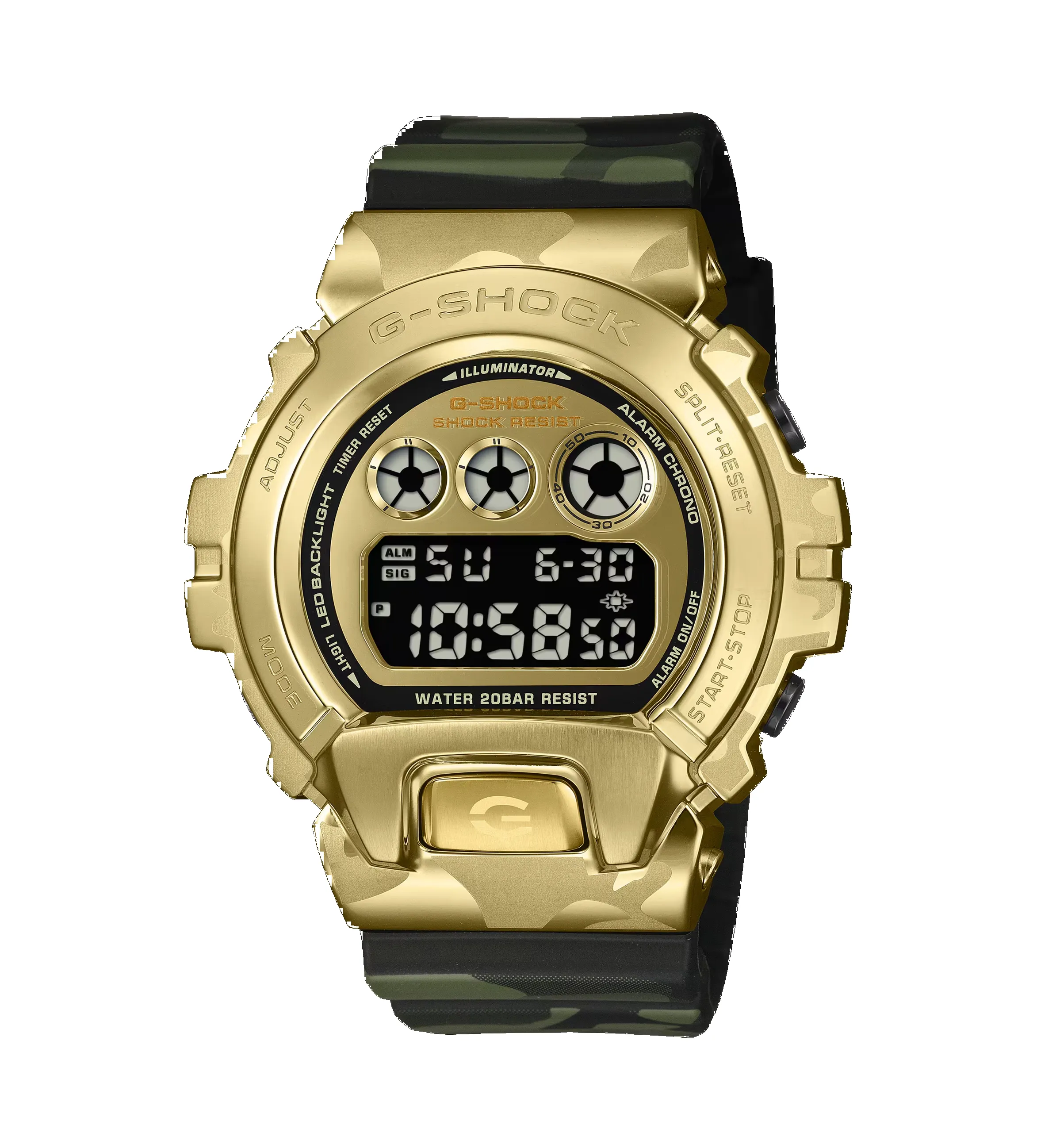 GM-6900CMG-3 By Robbin Gold Green camo sold by FOUR Amsterdam