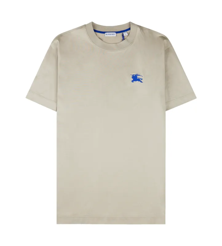 Burberry Check Collar Logo T Shirt White | Parallel