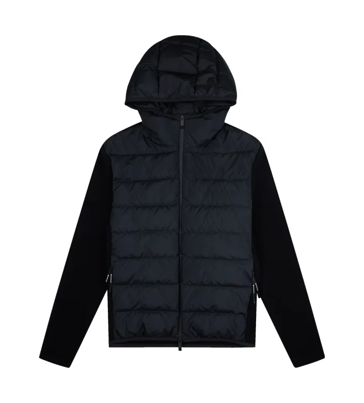 Padded Cotton Zip-Up Hoodie Black sold by FOUR Amsterdam
