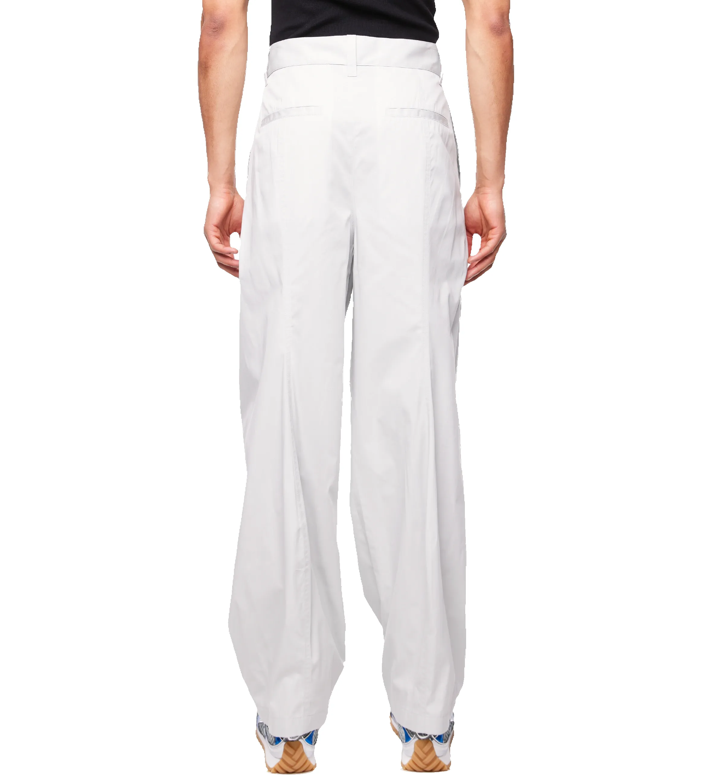 Cotton Silk Trousers Cloud sold by FOUR Amsterdam product image thumbnail 3