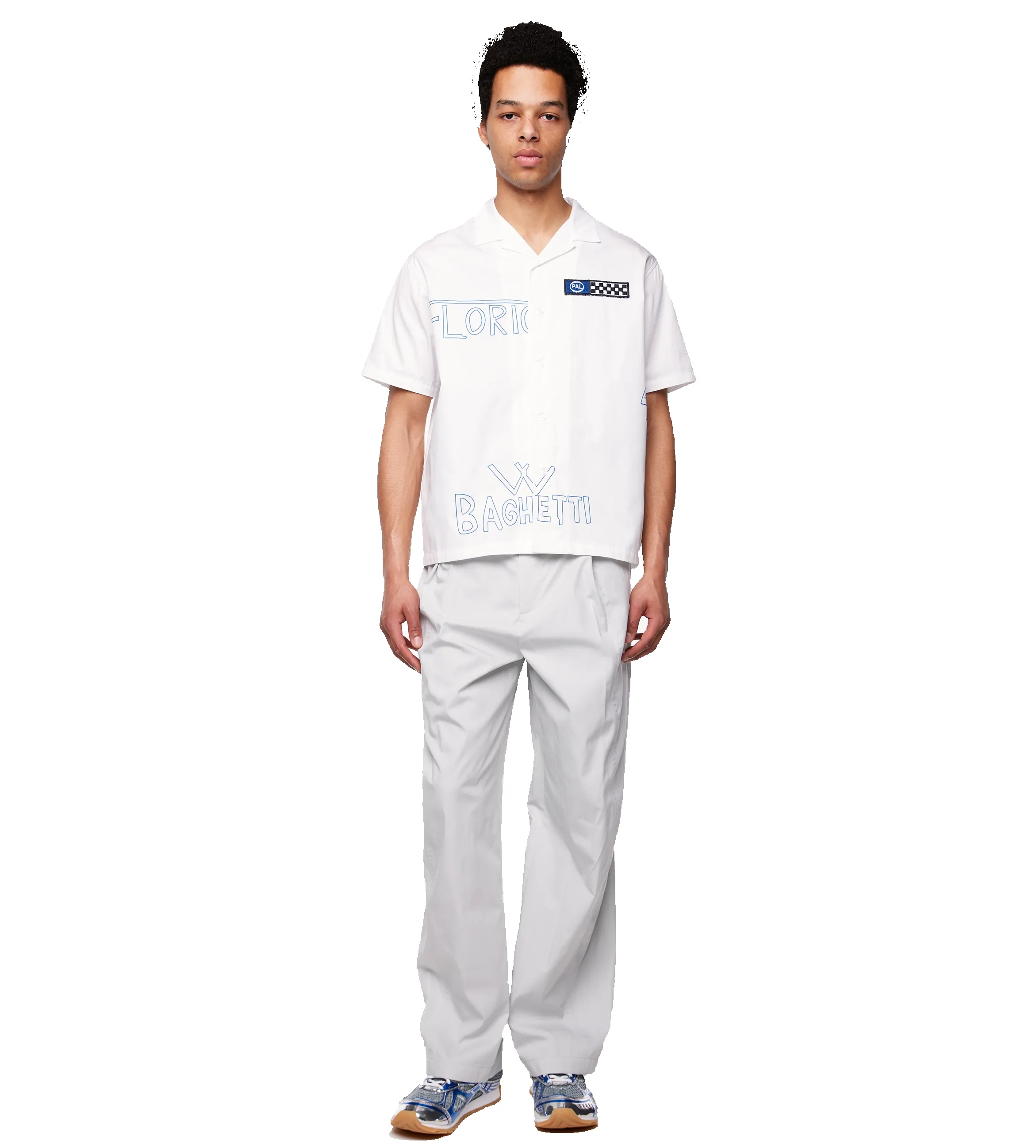 Cotton Silk Trousers Cloud sold by FOUR Amsterdam product image thumbnail 2