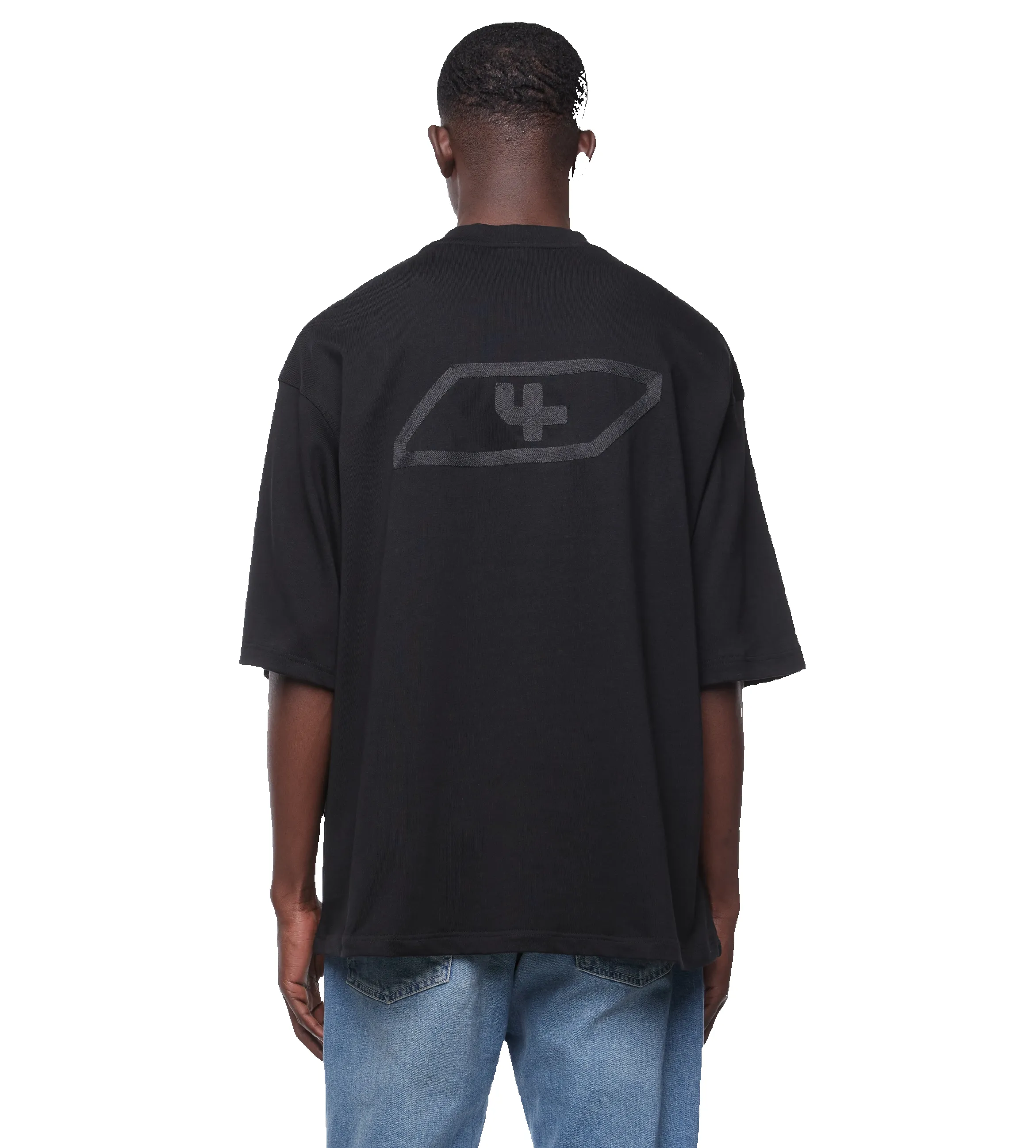 Oversized T-shirt Jet Black sold by FOUR Amsterdam product image thumbnail 2