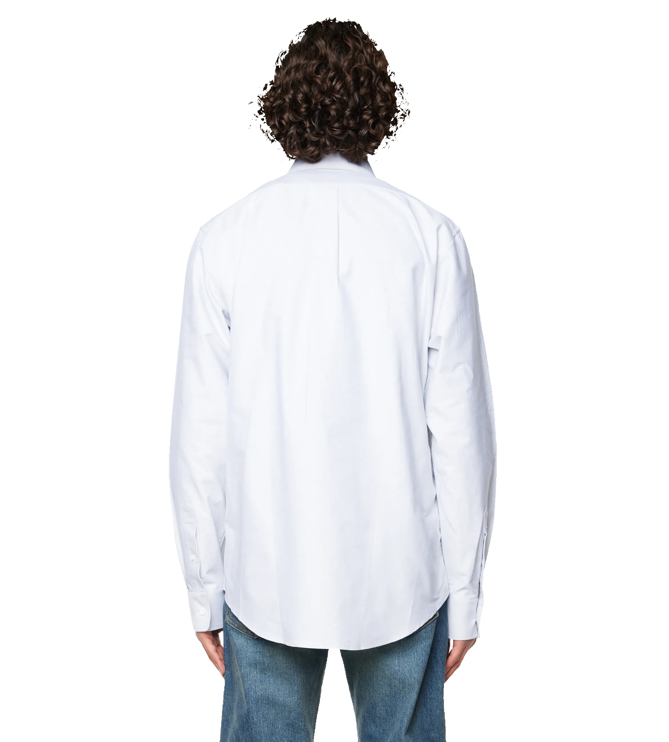 Longsleeve Cotton Shirt Grey sold by FOUR Amsterdam product image thumbnail 3
