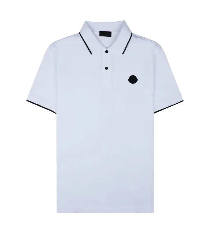 Logo Polo Shirt White sold by FOUR Amsterdam