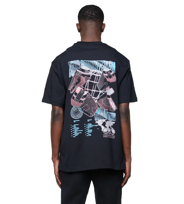Graphic Soundsystem Tour T-shirt Black sold by FOUR Amsterdam