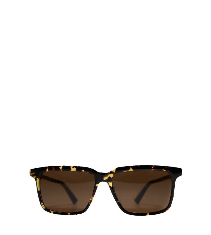 Square-frame Sunglasses Havana sold by FOUR Amsterdam