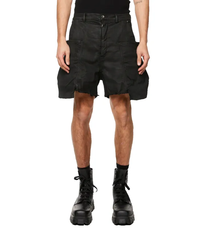 Denim Stefan Cargo Shorts Black sold by FOUR Amsterdam