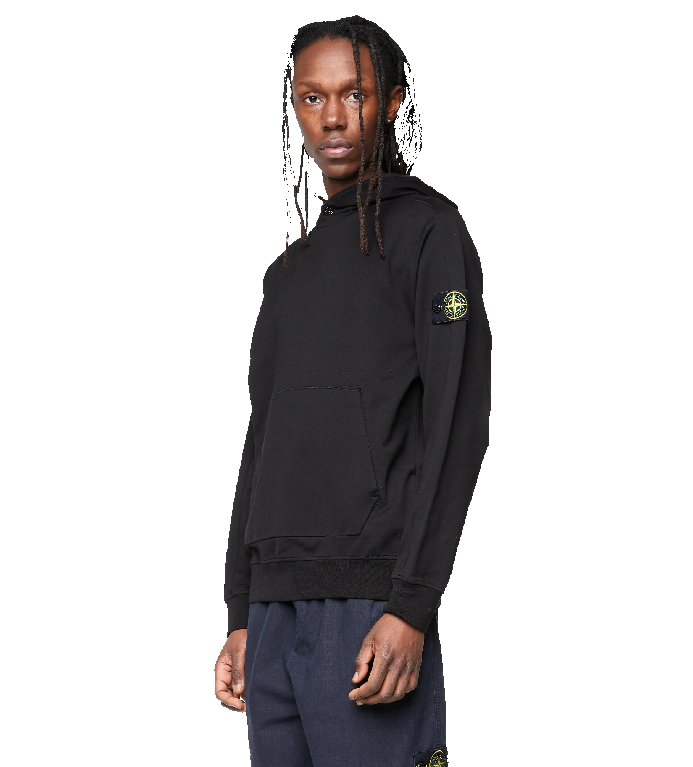 Compass Patch Hoodie Black sold by FOUR Amsterdam product image thumbnail 4