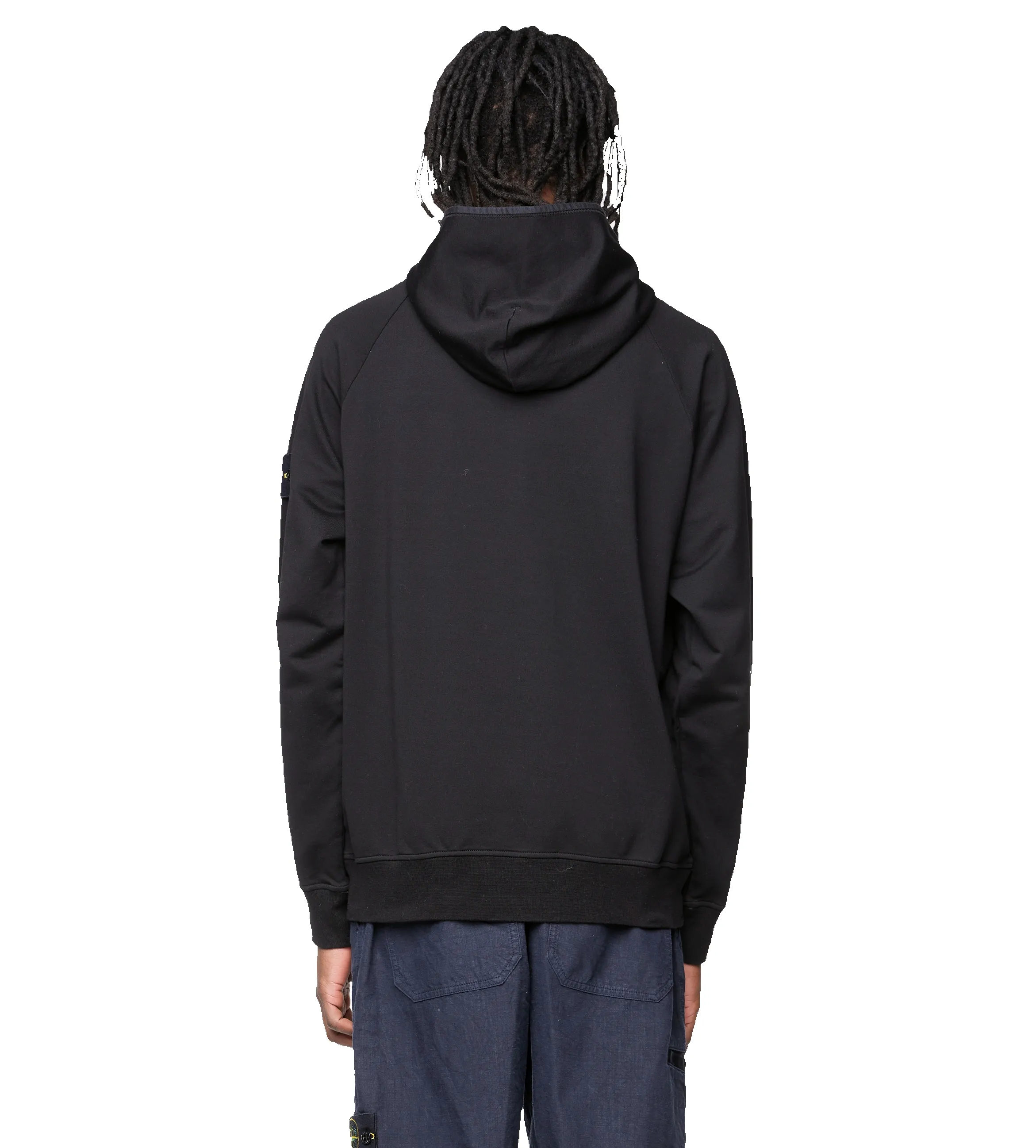 Compass Patch Hoodie Black sold by FOUR Amsterdam product image thumbnail 3