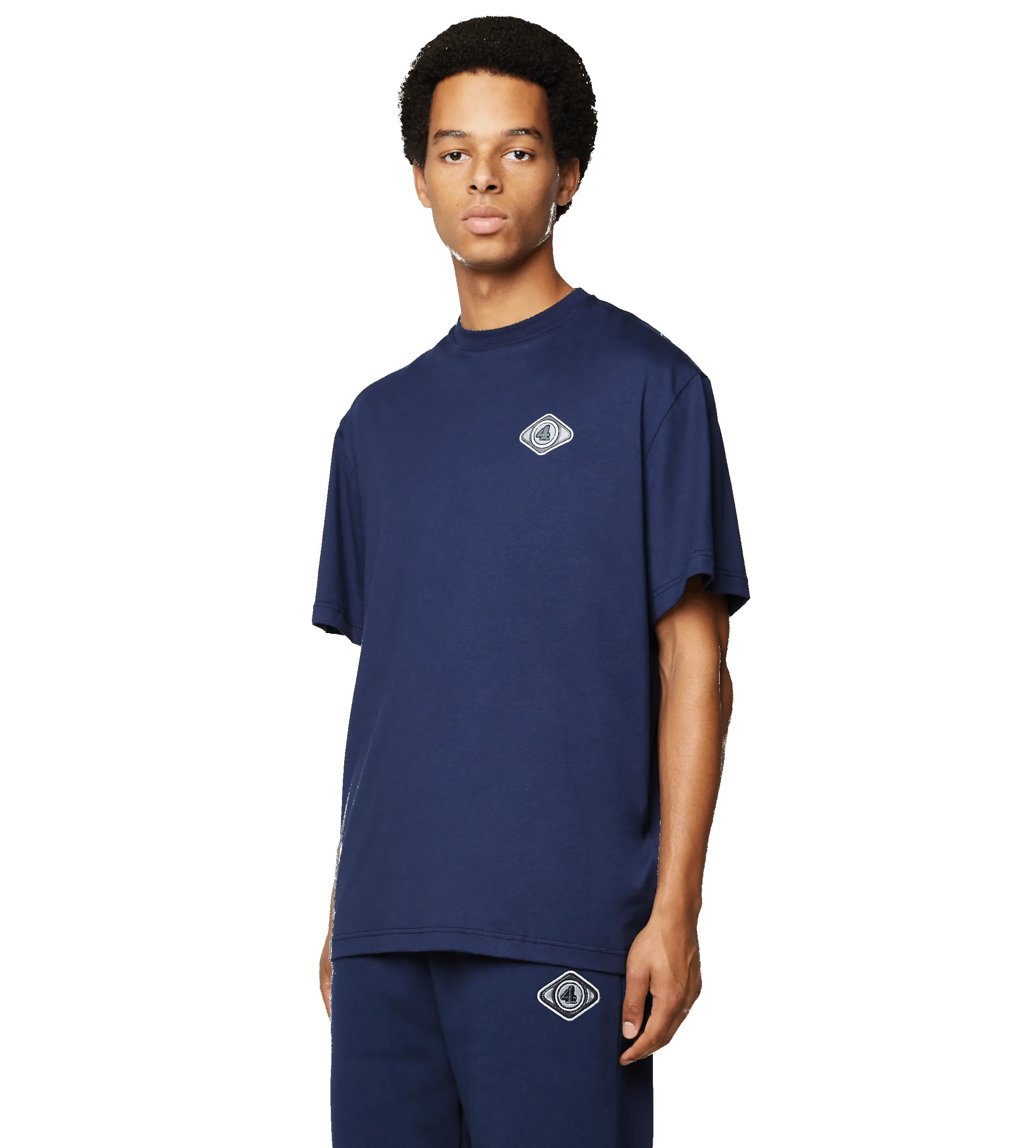 T-shirt Marine Blue sold by FOUR Amsterdam product image thumbnail 4