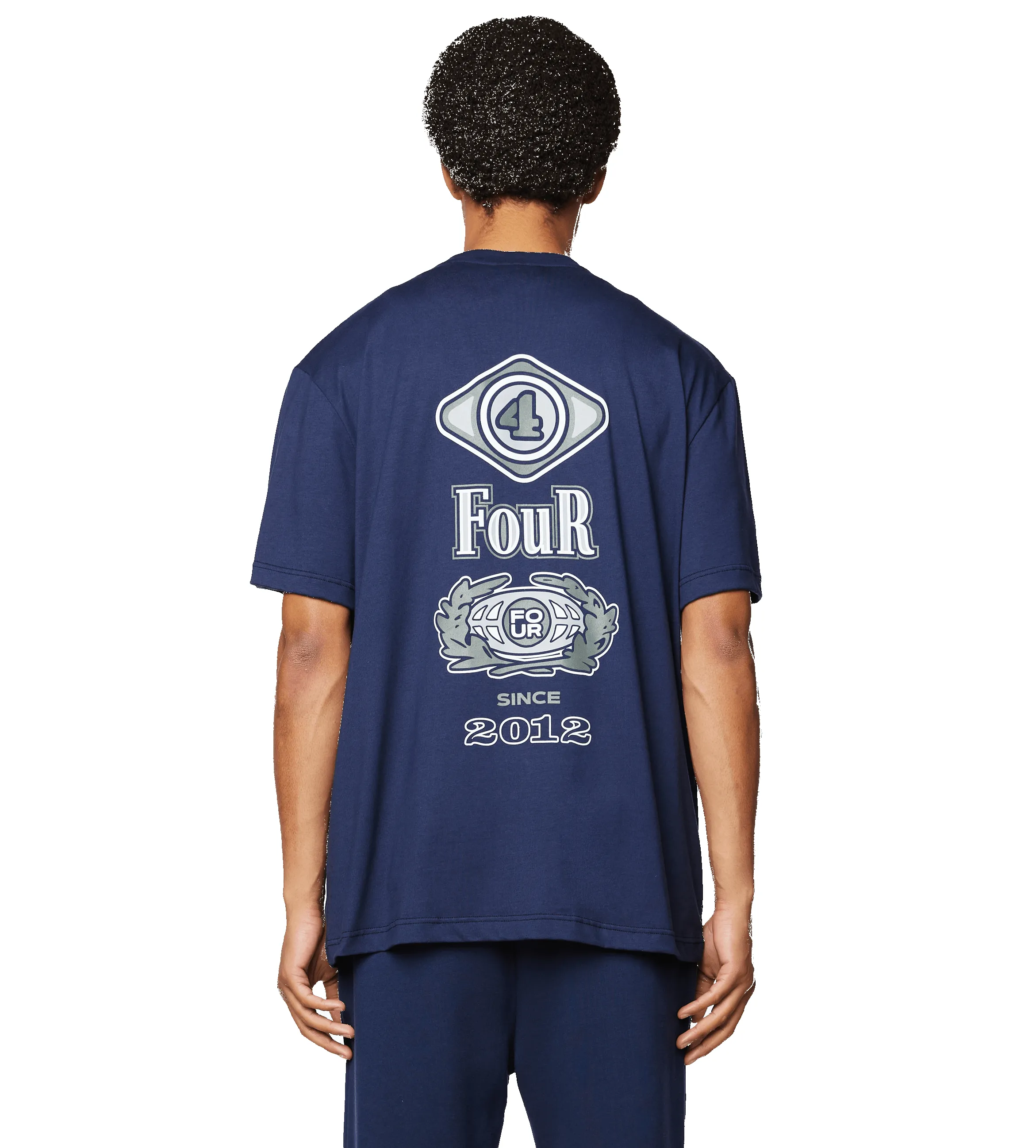 T-shirt Marine Blue sold by FOUR Amsterdam product image thumbnail 2