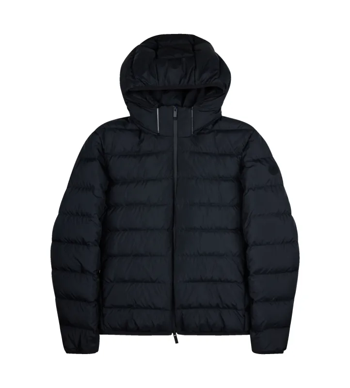Moncler White Abbadia puffer jacket in lacquered nylon