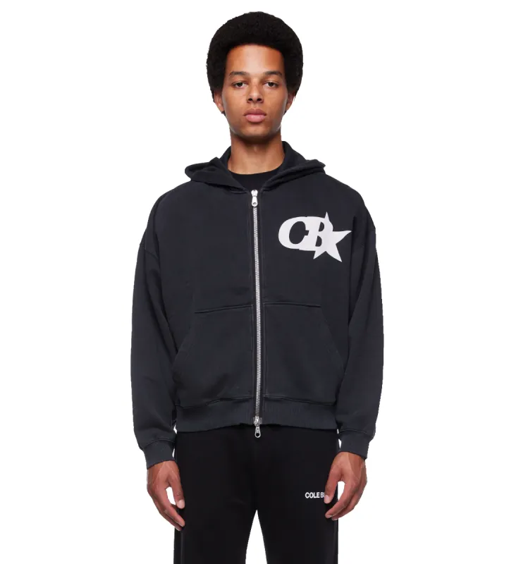 CB Star Zipped Hoodie Black sold by FOUR Amsterdam