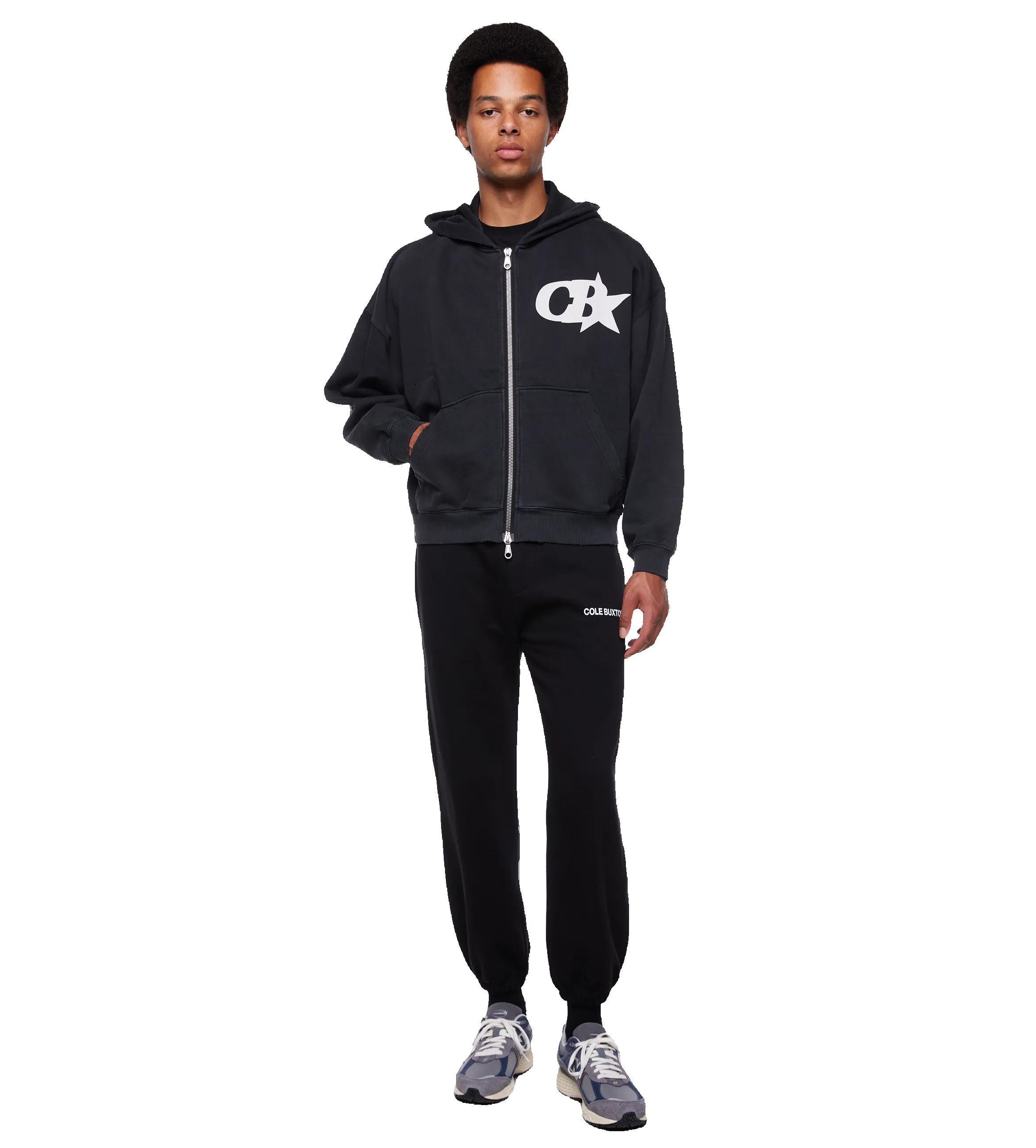 CB Star Zipped Hoodie Black sold by FOUR Amsterdam product image thumbnail 4