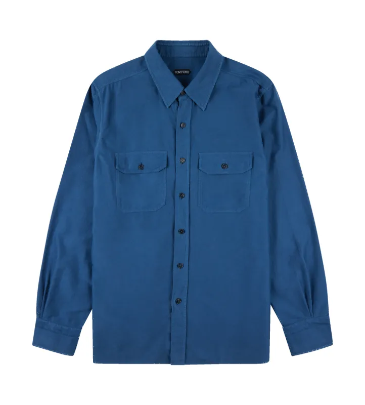 Slate Blue Shirt sold by FOUR Amsterdam