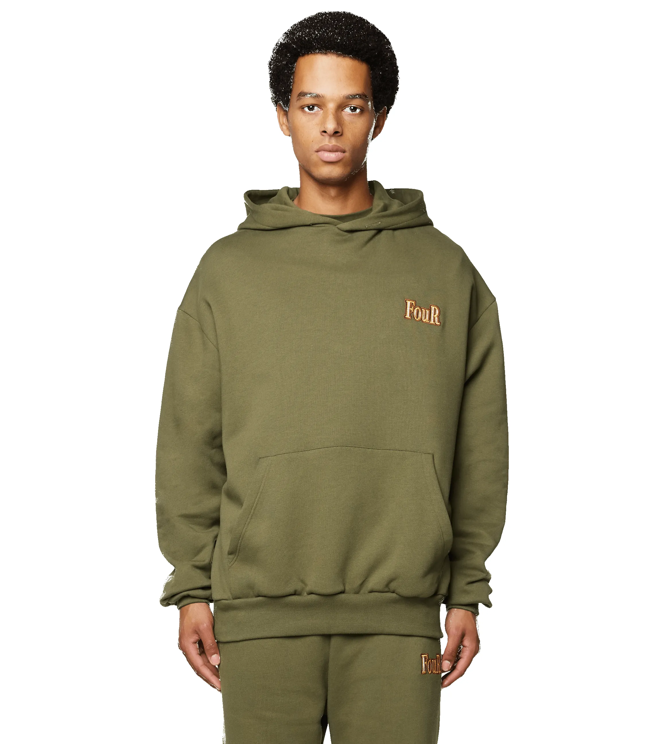 Hoodie Olive Night sold by FOUR Amsterdam