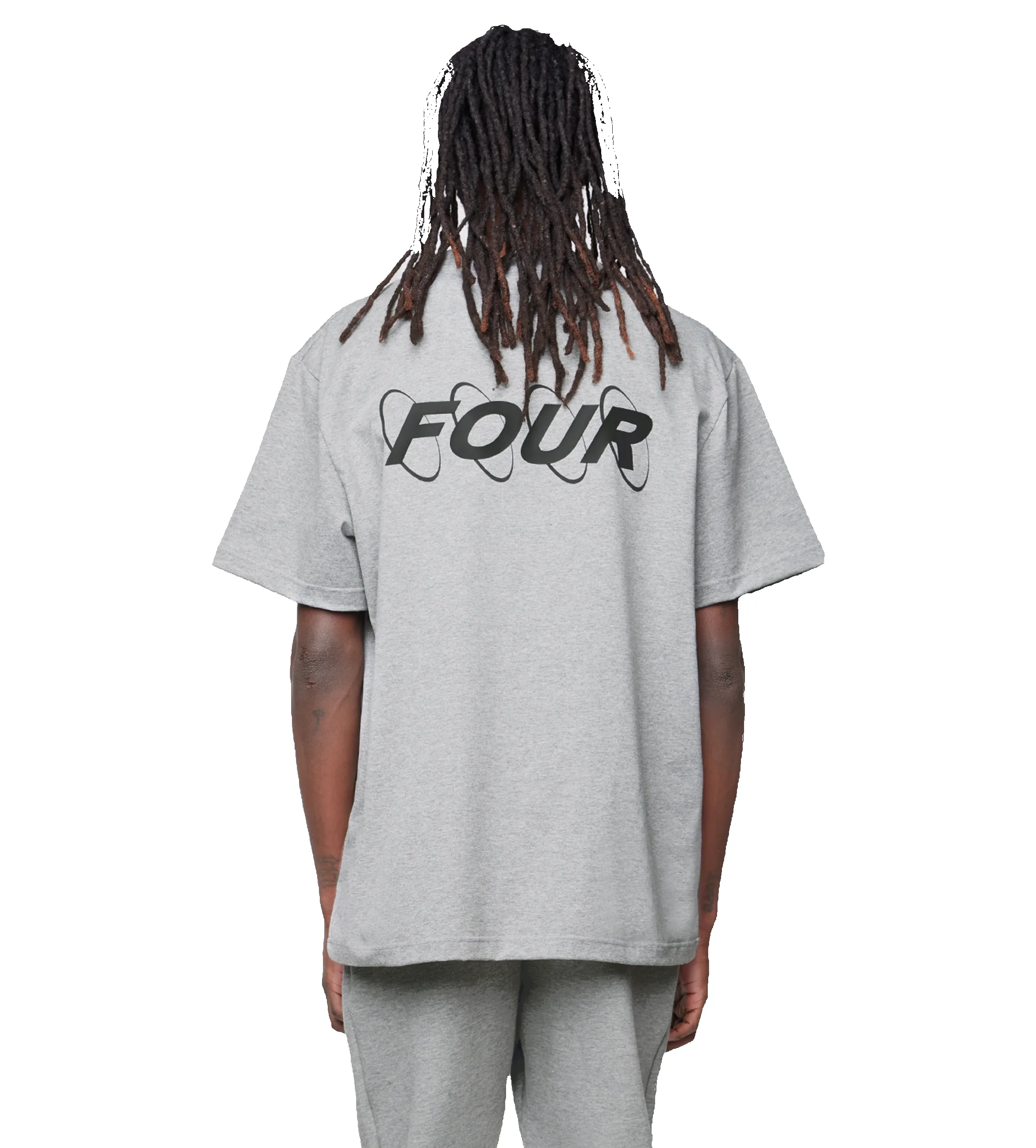 Circles Logo T-shirt Grey sold by FOUR Amsterdam product image thumbnail 4