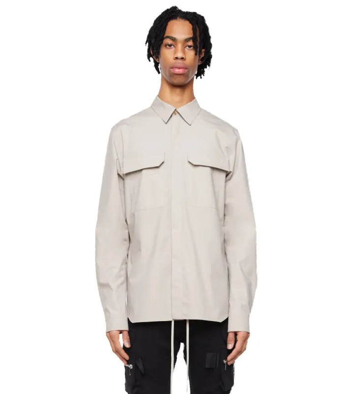 Lido Long Sleeved Work Shirt Pearl sold by FOUR Amsterdam