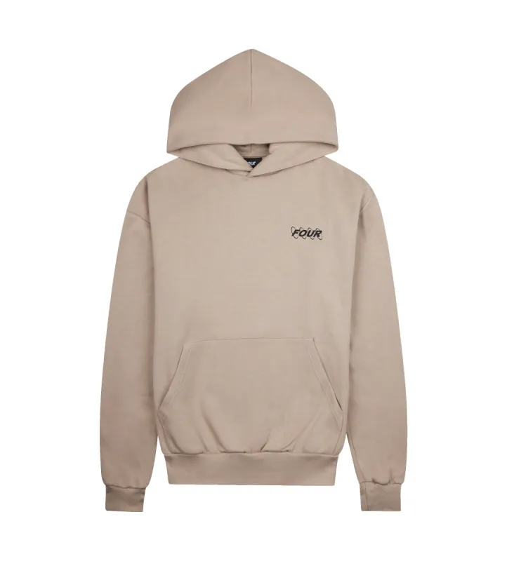 Circles Logo Hoodie Vintage Khaki sold by FOUR Amsterdam