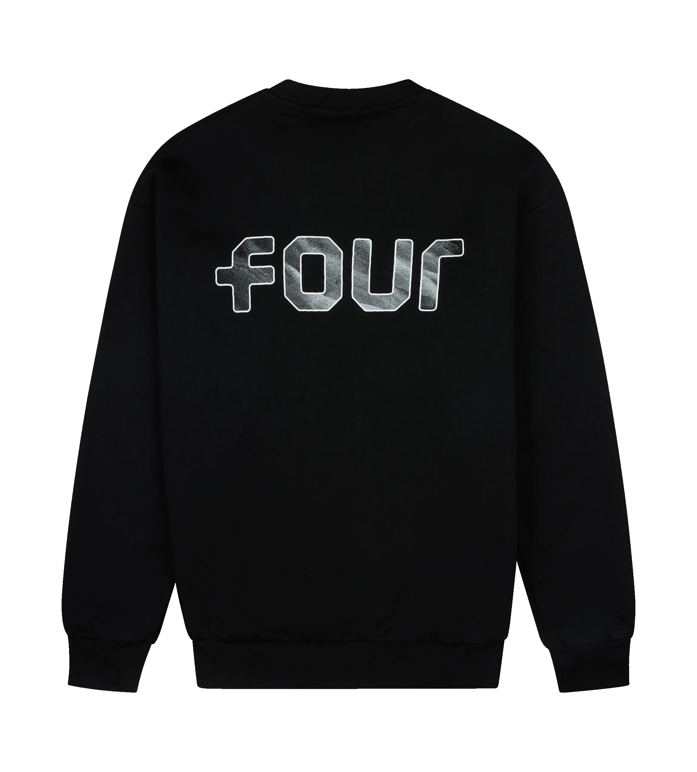 Outline Logo Crewneck Black sold by FOUR Amsterdam product image thumbnail 2
