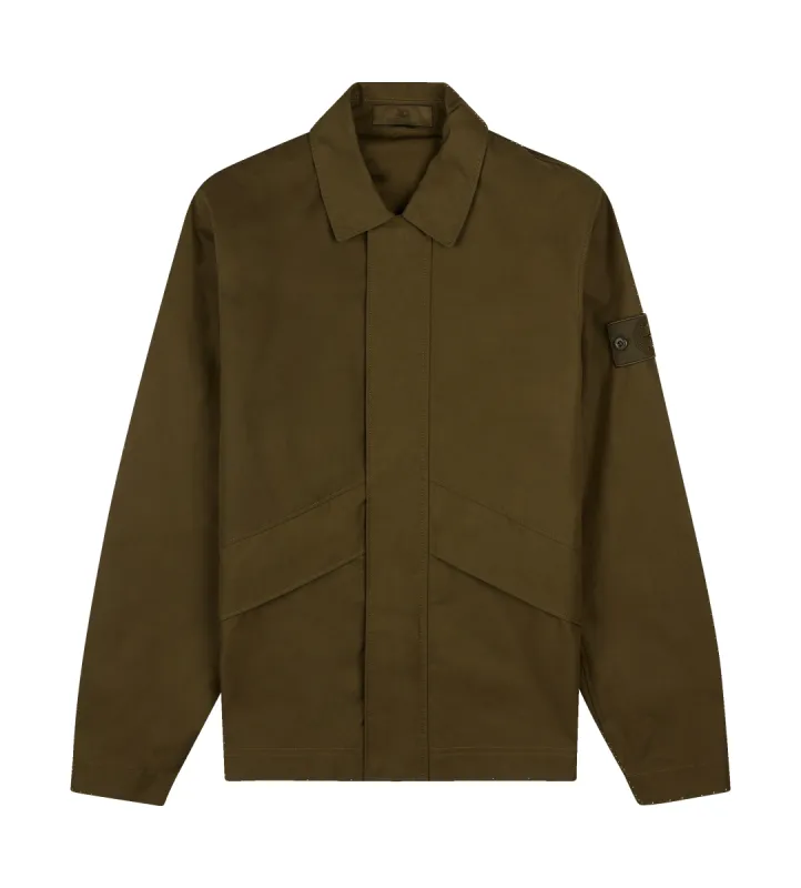 Logo Patch Shirt Green sold by FOUR Amsterdam