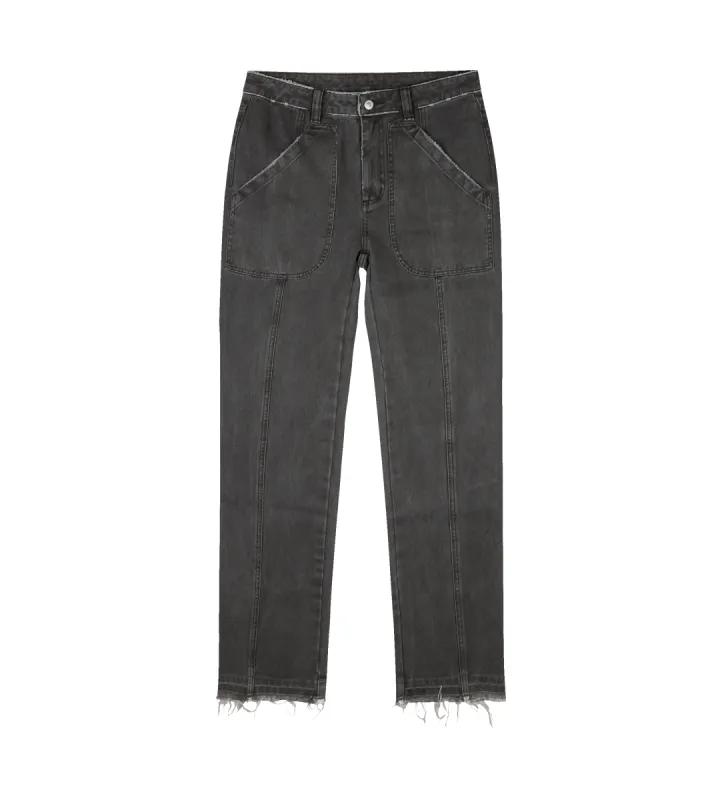 Carpenter Pants Washed Black made by Cole Buxton
