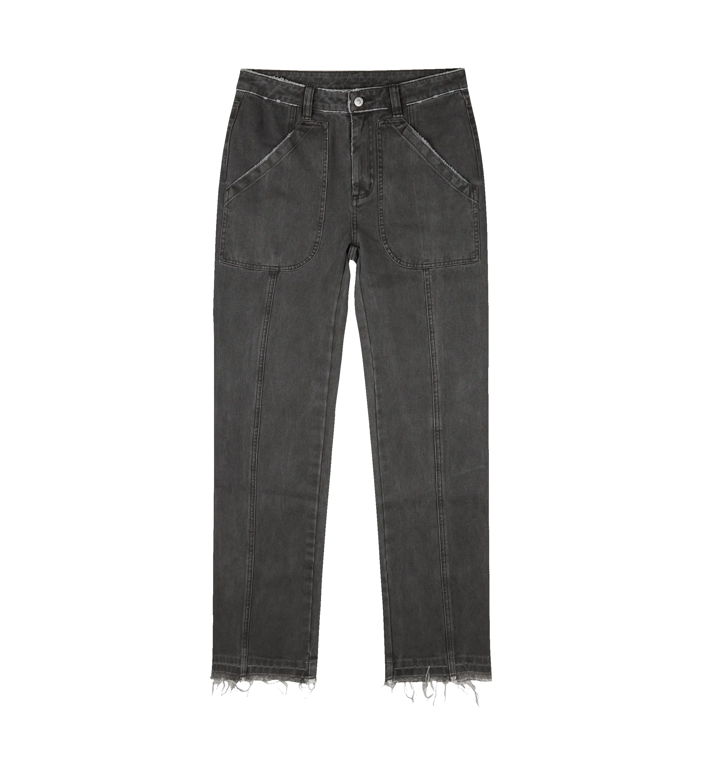 Carpenter Pants Washed Black sold by FOUR Amsterdam