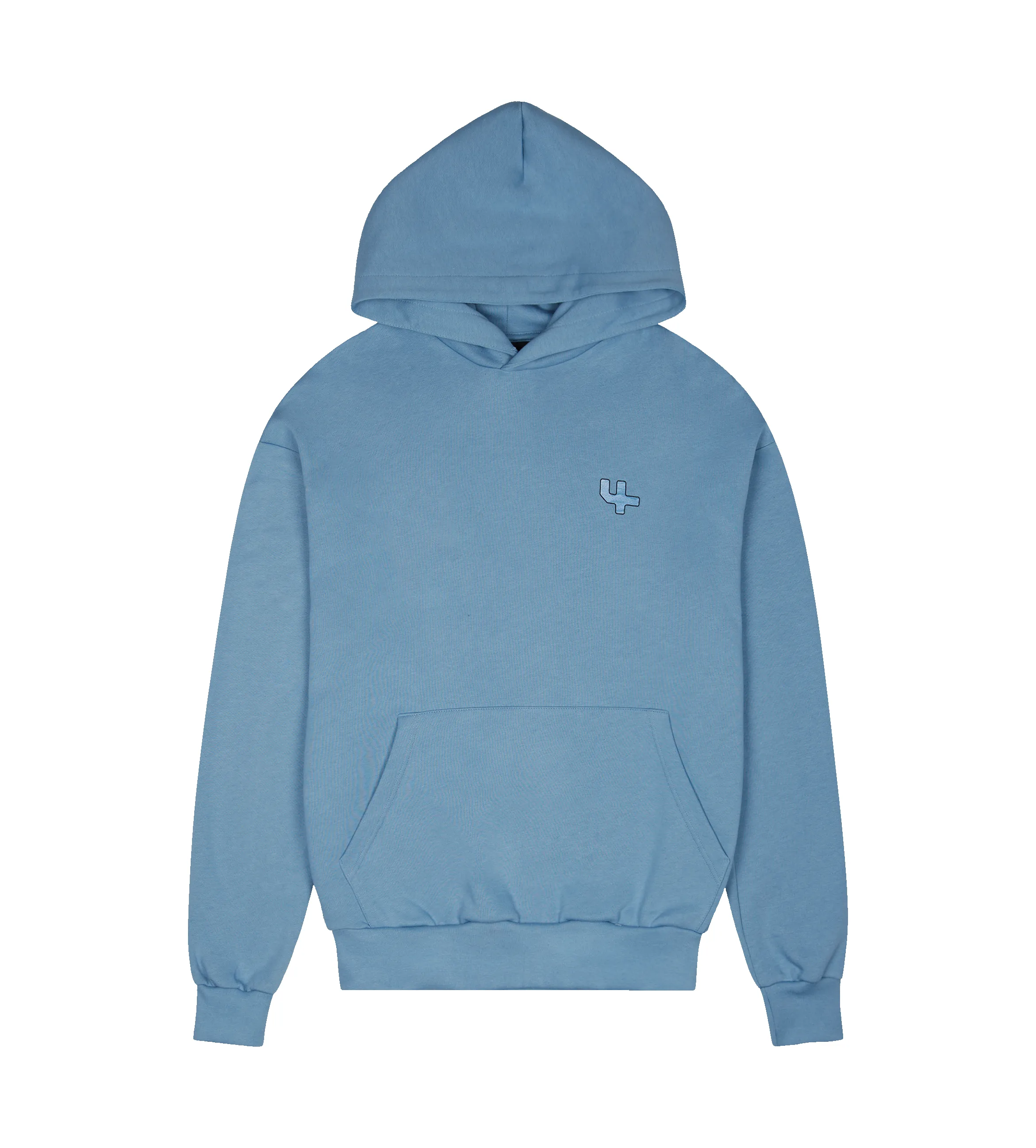 Outline Logo Hoodie Celeste sold by FOUR Amsterdam product image thumbnail 3