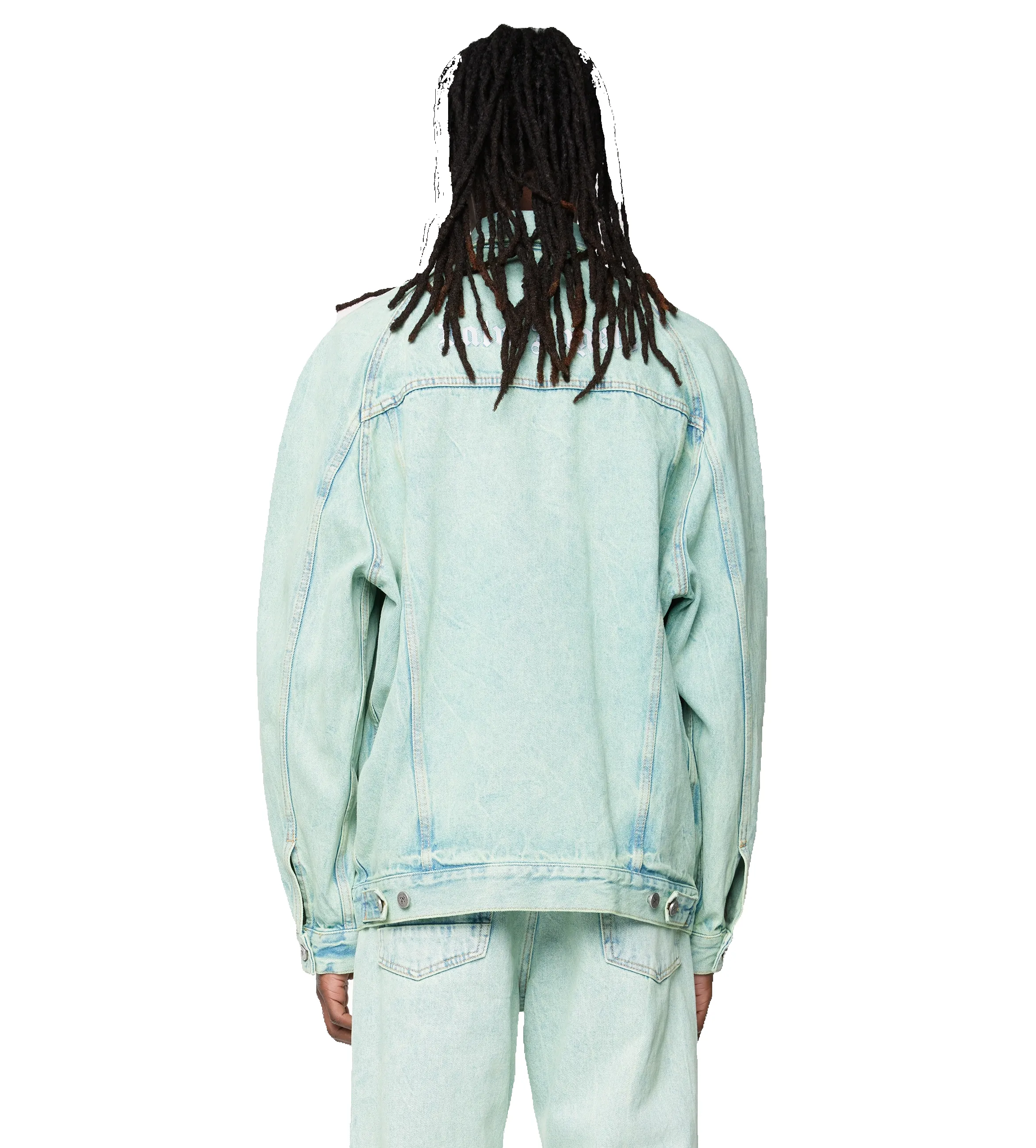 Overdye Logo Denim Jacket Mint sold by FOUR Amsterdam product image thumbnail 5