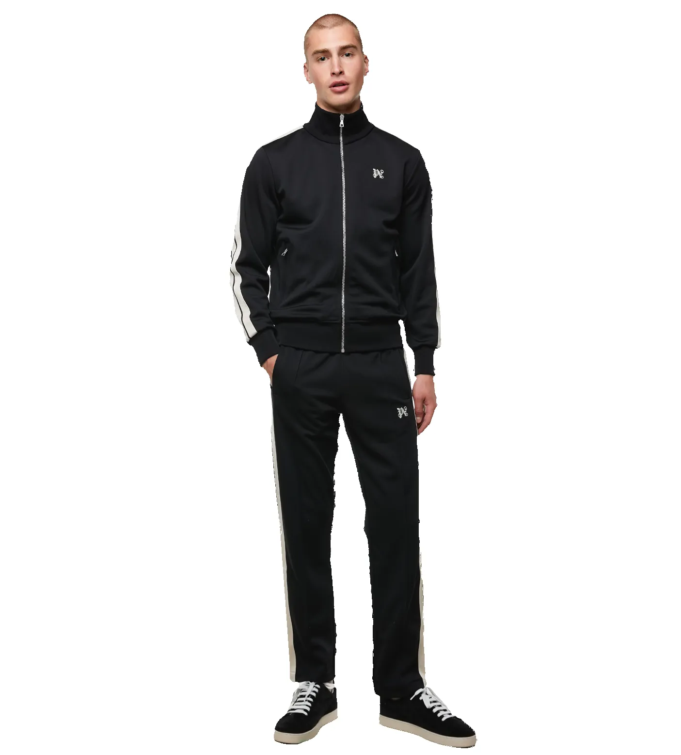 Classic Monogram Track Jacket Black sold by FOUR Amsterdam product image thumbnail 2