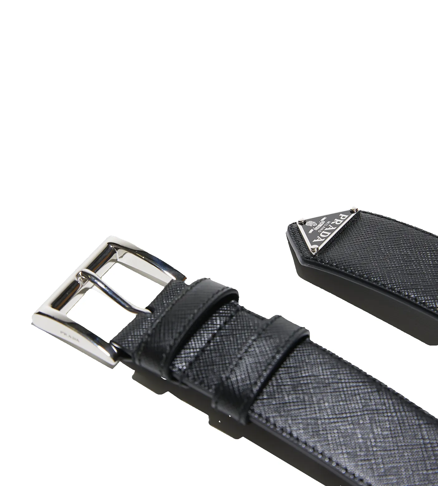 Saffiano Leather Belt Black sold by FOUR Amsterdam