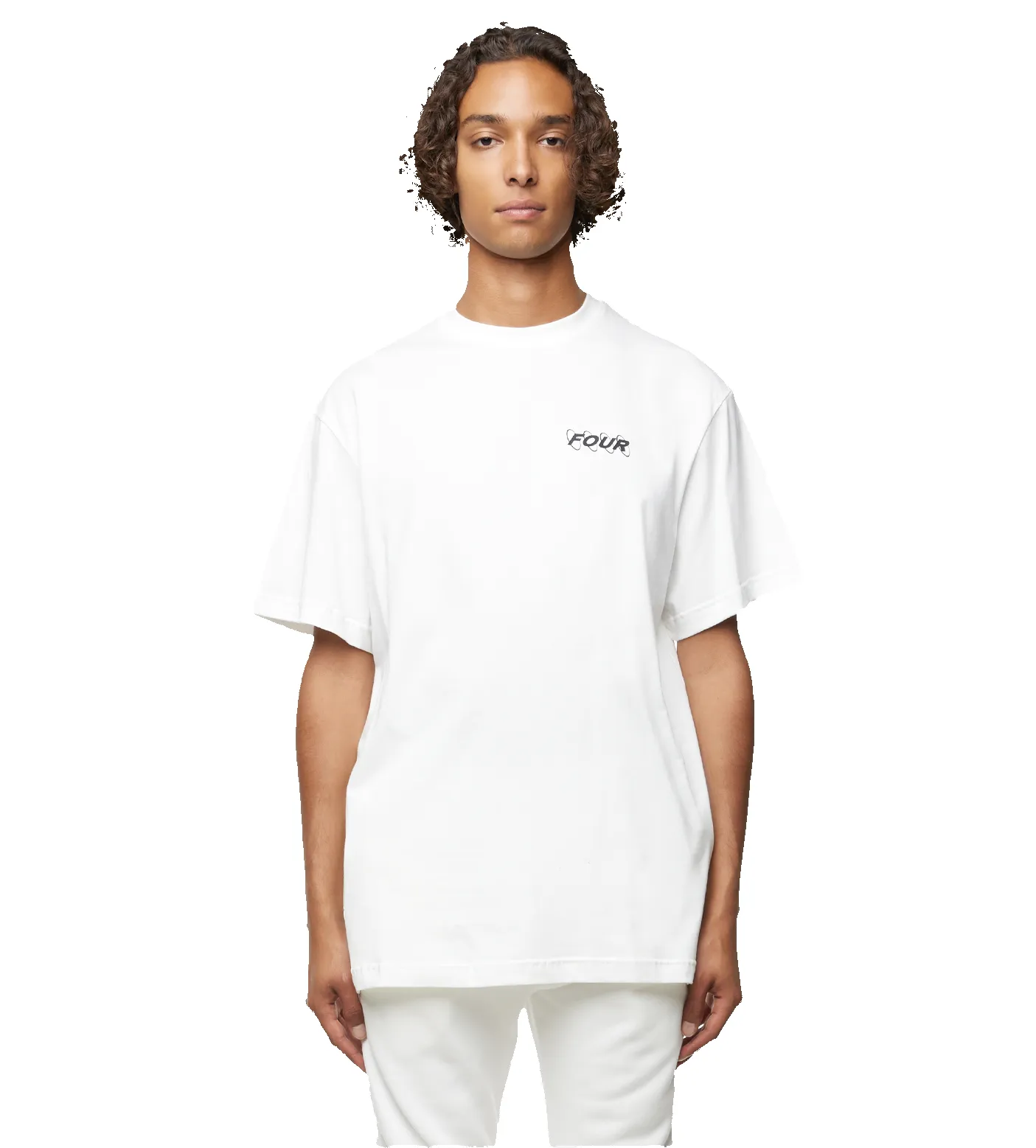 Circles Logo T-shirt Panna sold by FOUR Amsterdam product image thumbnail 3