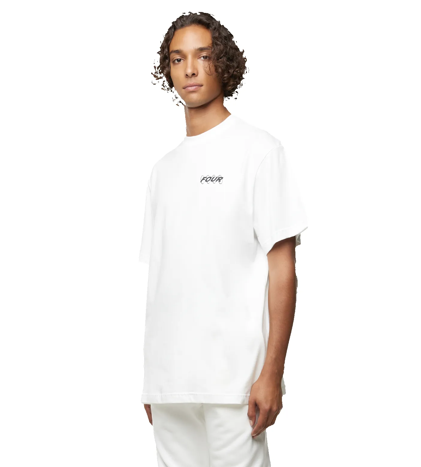 Circles Logo T-shirt Panna sold by FOUR Amsterdam product image thumbnail 5