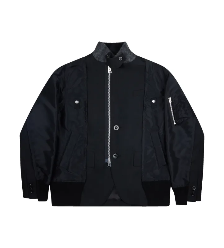 Suiting x Nylon Twill Jacket Black sold by FOUR Amsterdam