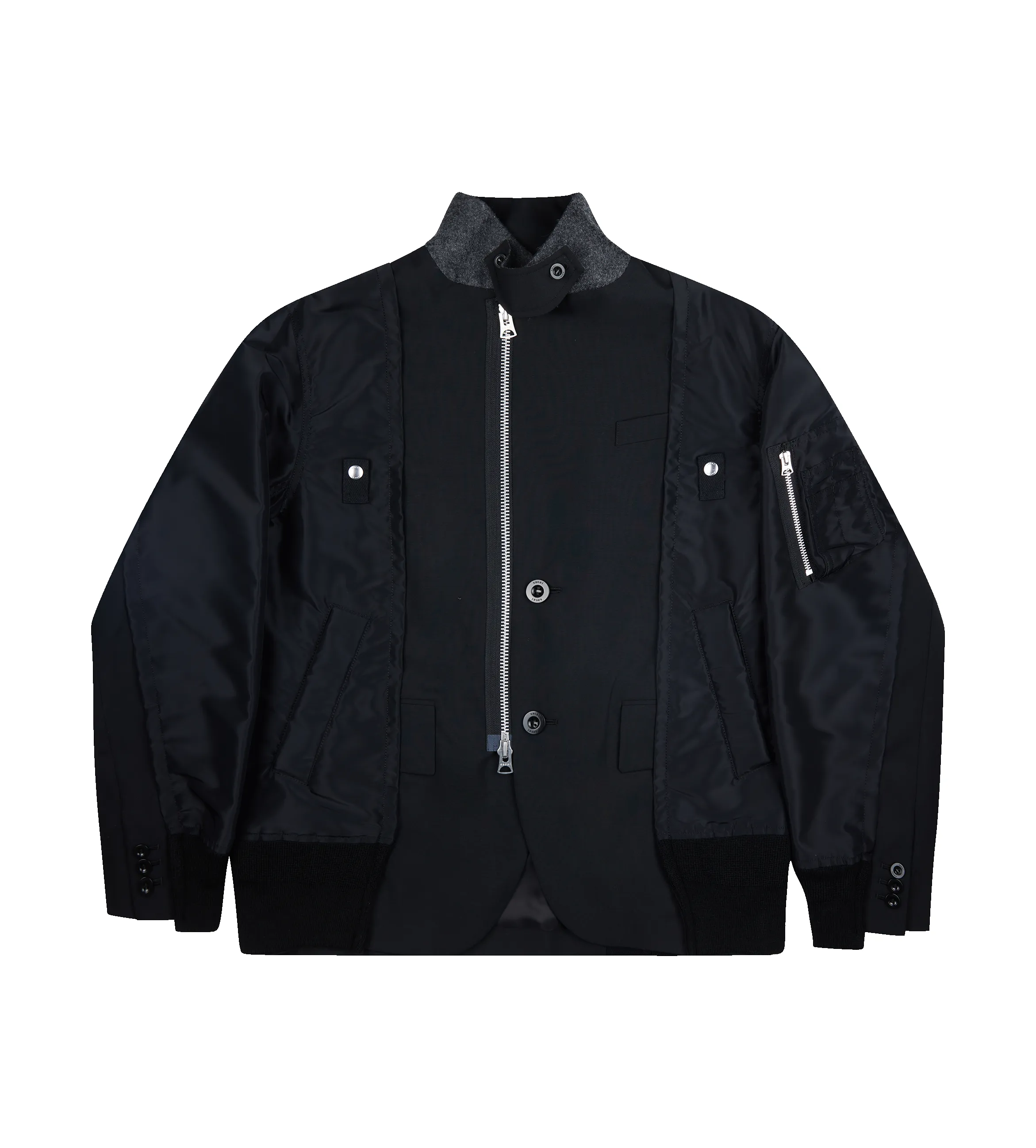 Suiting x Nylon Twill Jacket Black sold by FOUR Amsterdam