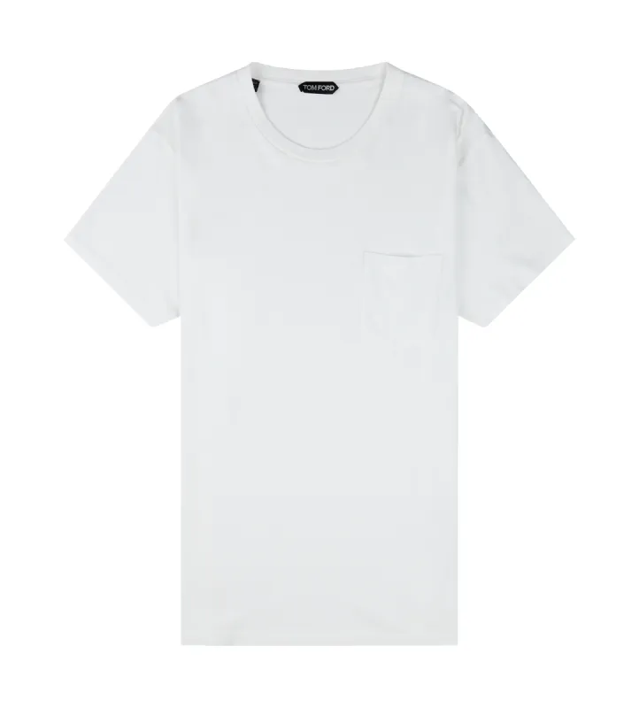 Pocket T-shirt White sold by FOUR Amsterdam