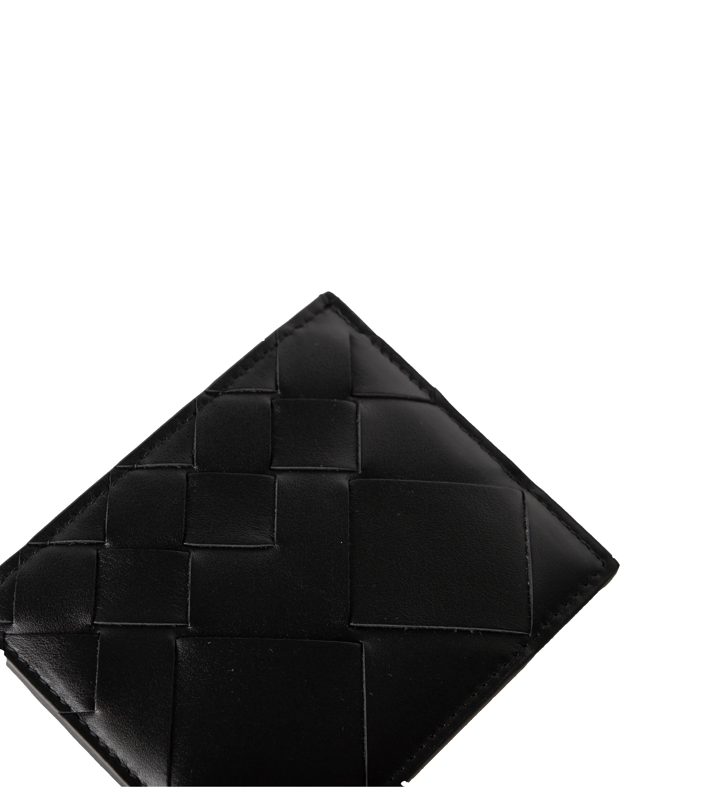 Intrecciato Leather Cardholder Black Silver sold by FOUR Amsterdam product image thumbnail 3